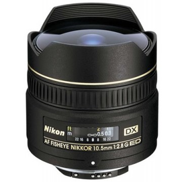 Nikon 10.5mm f2.8 G IF-ED AF DX Fisheye Lens