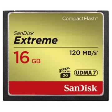 SanDisk Extreme 16GB 120MB/s Compact Flash Card