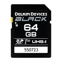 Delkin BLACK 64GB UHS-I V30 U3 90MB/s SDXC Card