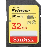 SanDisk 32GB Extreme 90MB/s U3 SDHC Card
