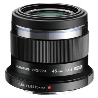 Olympus 45mm f1.8 M.ZUIKO Digital Lens - Black
